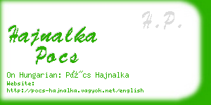 hajnalka pocs business card